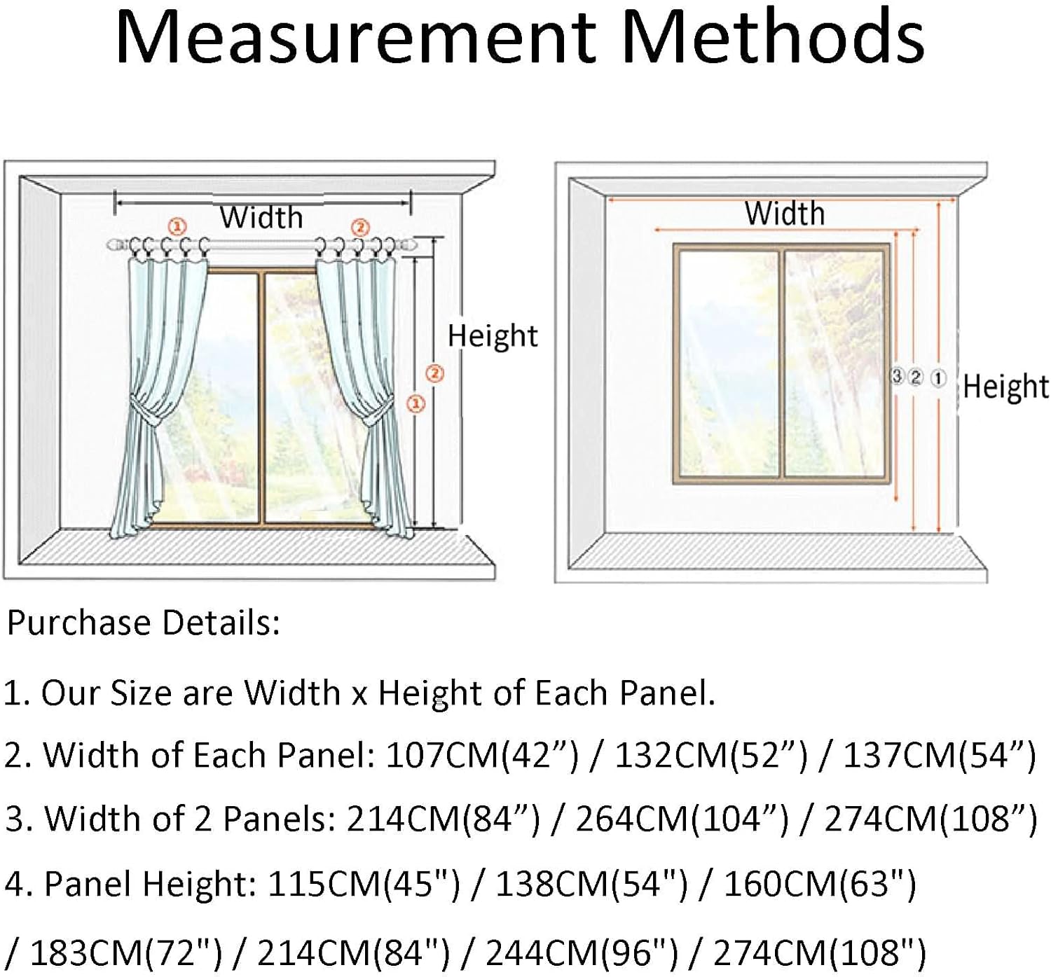 Grommet Blackout Curtains 2 Panel Set for Balcony and Living Room