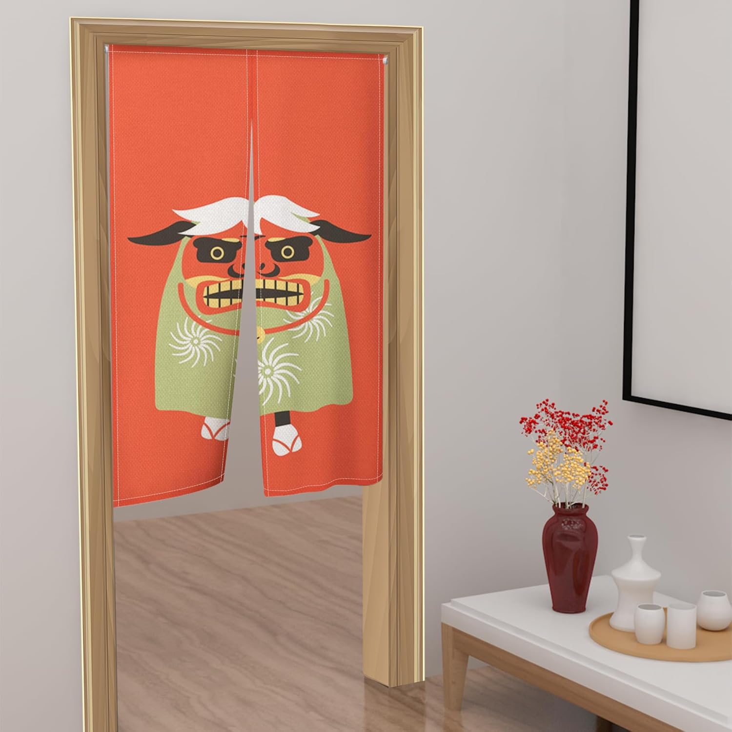 Traditional Japanese Noren Door Curtain 34x48 Inch