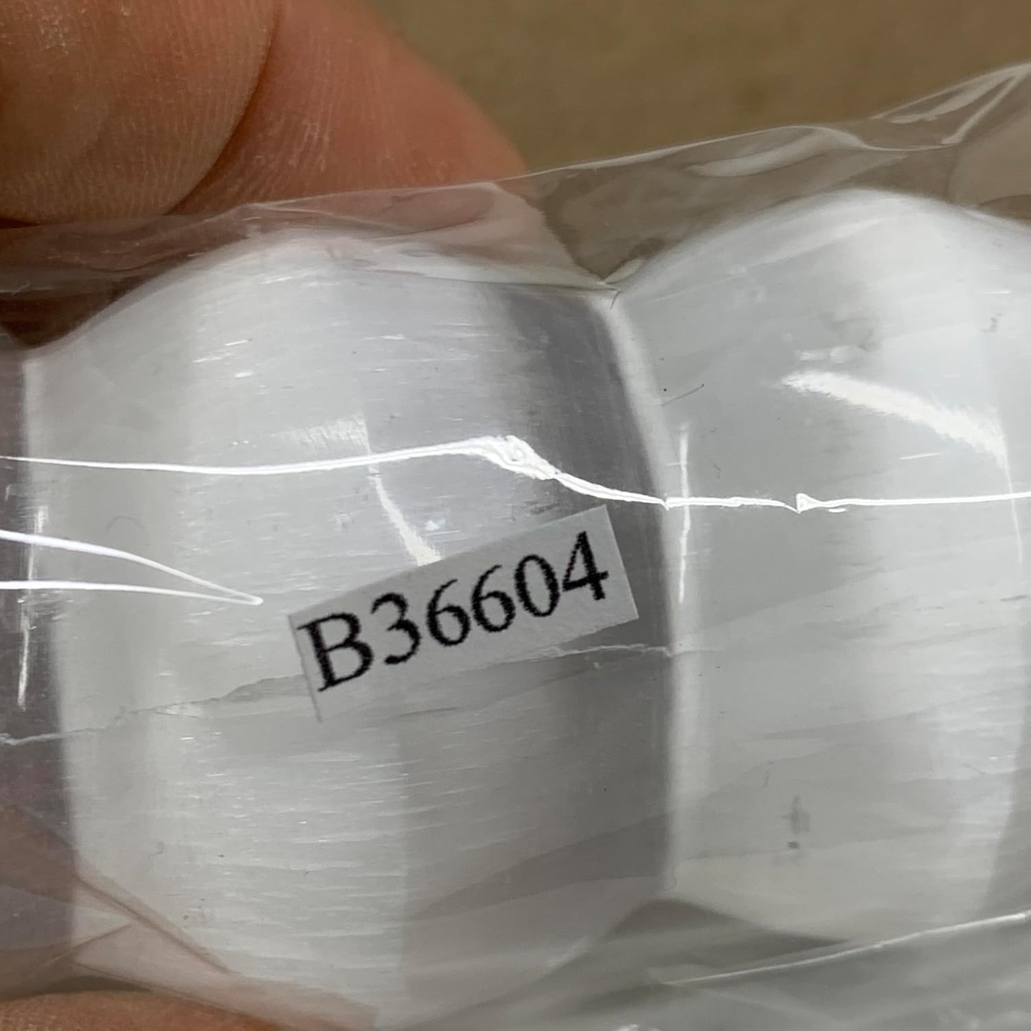080 Lbs Large Selenite Crystal Spiral Wand Point B36604