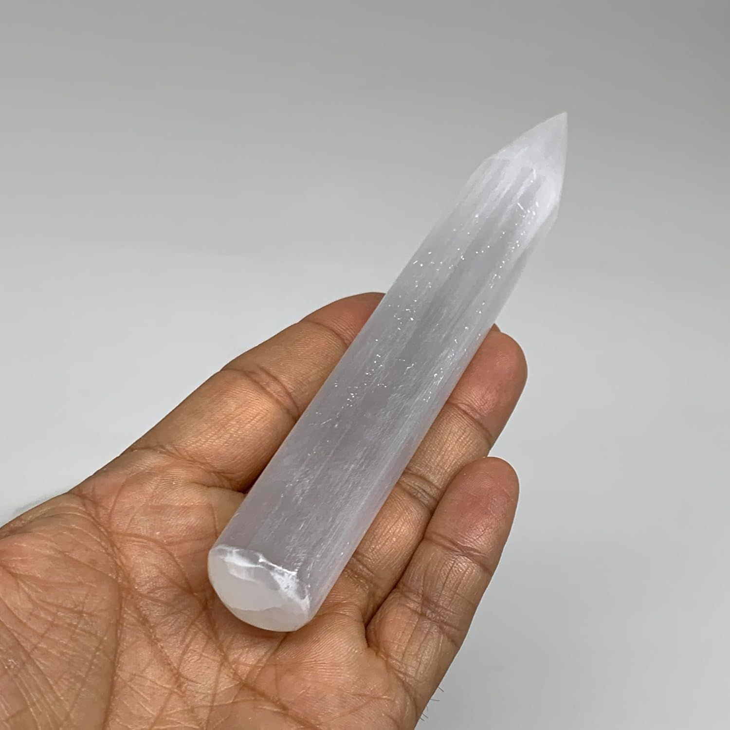 Selenite Crystal Wand for Meditation and Energy Healing