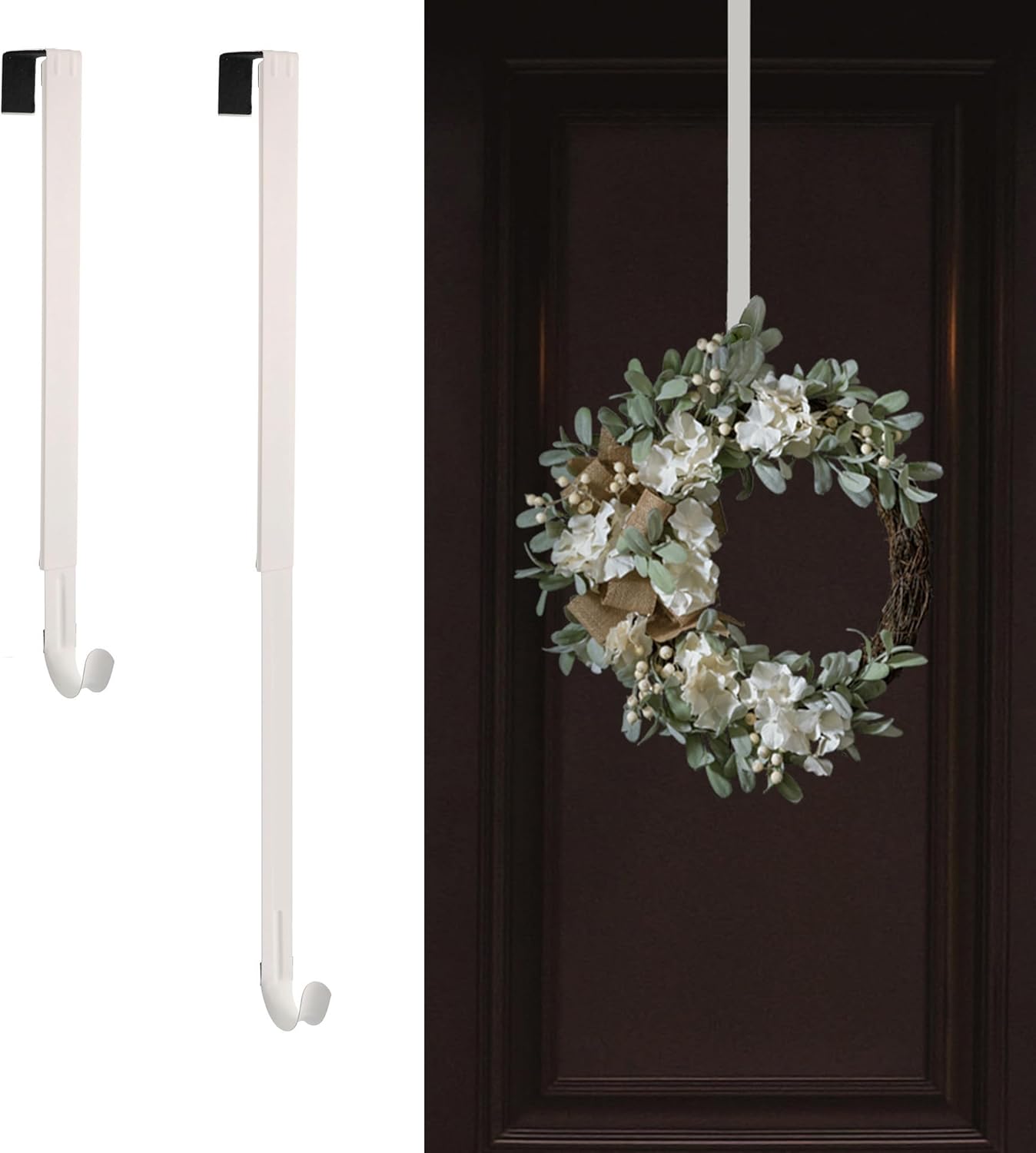 Haute Decor Adjustable Wreath Hanger - 20 Lb Capacity