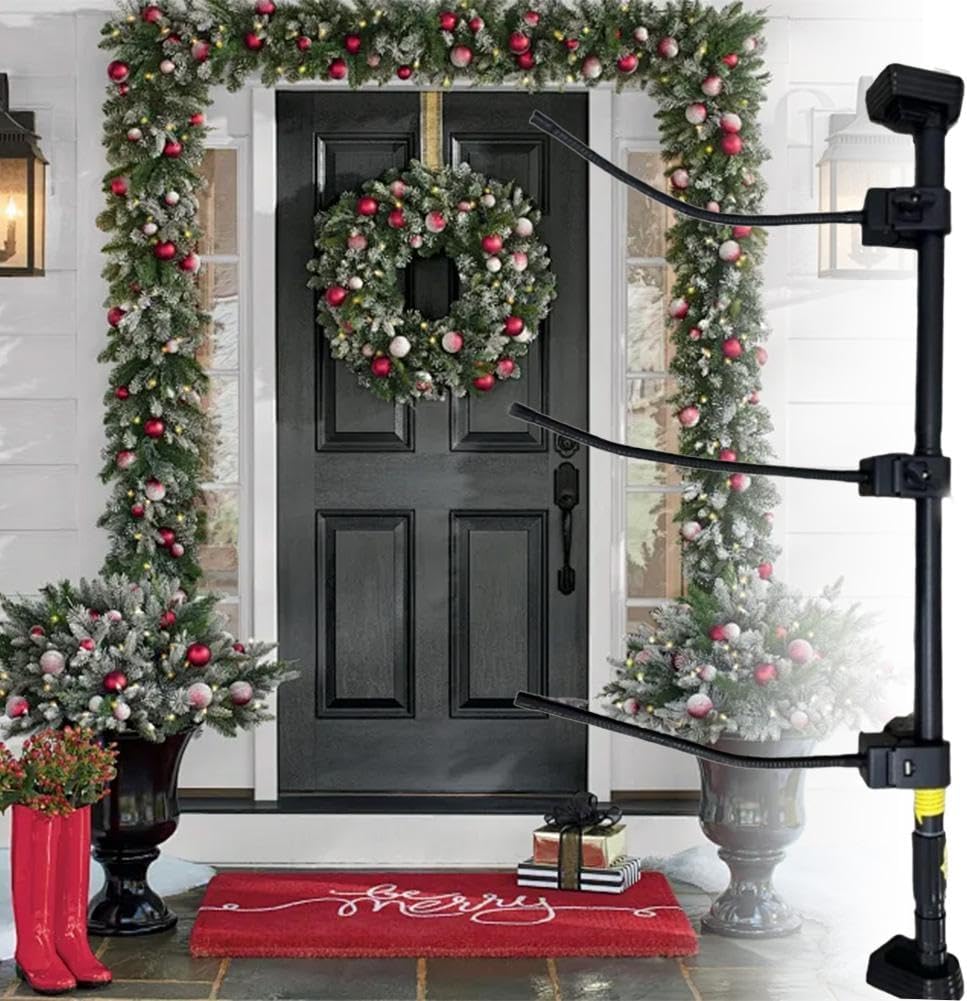 Adjustable Garland Hanger for Doors 32-80 Inches