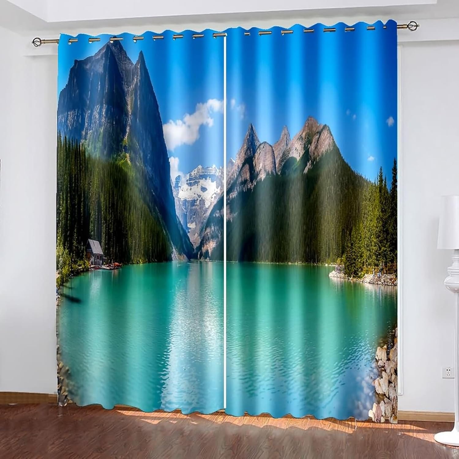 Homxi Blackout Window Curtains 2 Panels 84x90 Inches