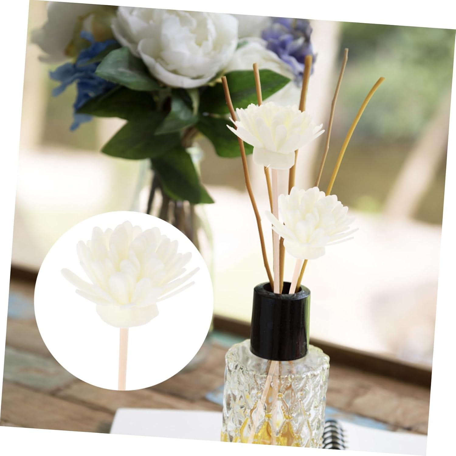 Unomor 5set Natural Chrysanthemum Aroma Diffuser Sticks