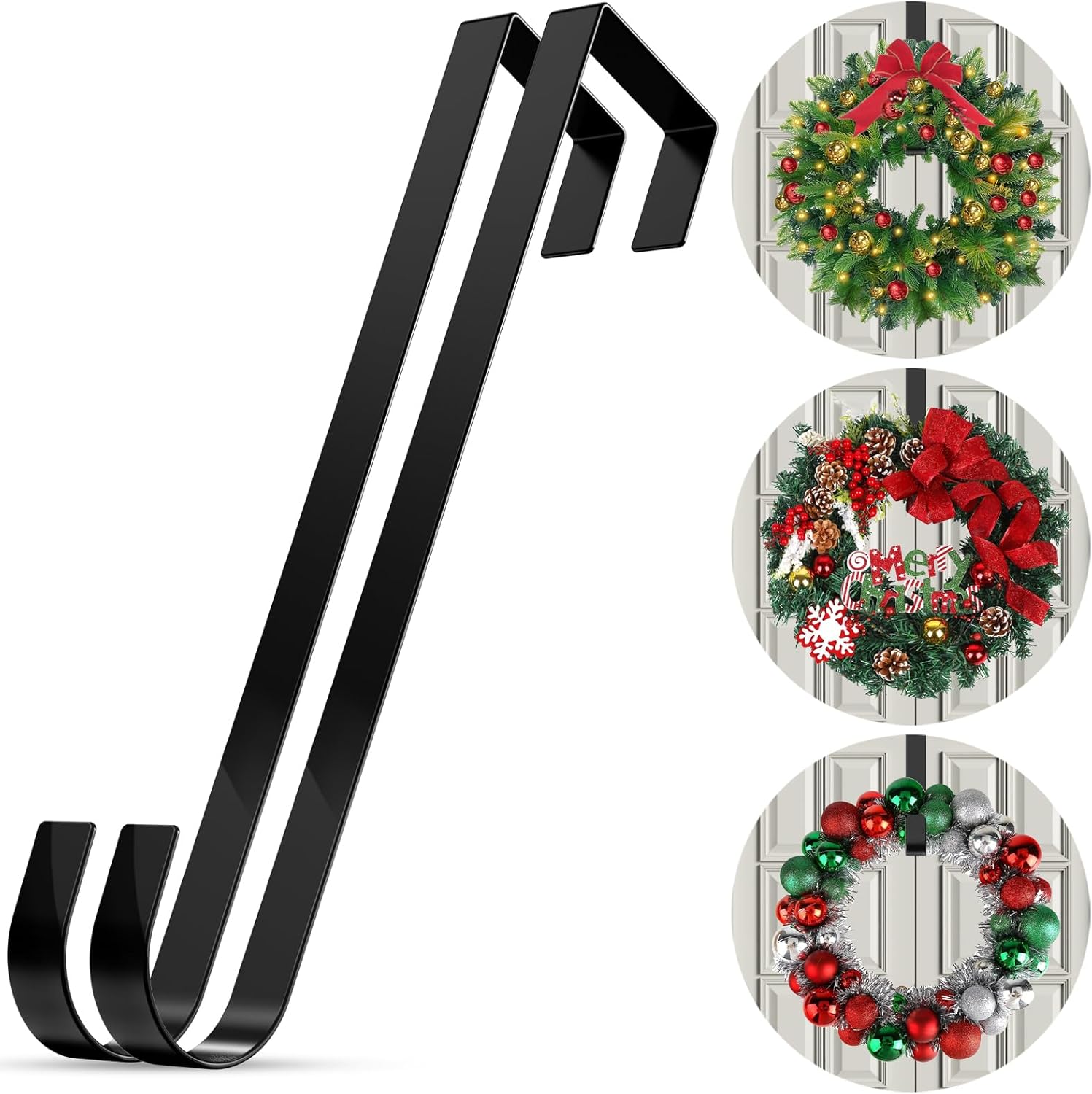 EverMerry 2 Pack 14 Inch Wreath Hangers