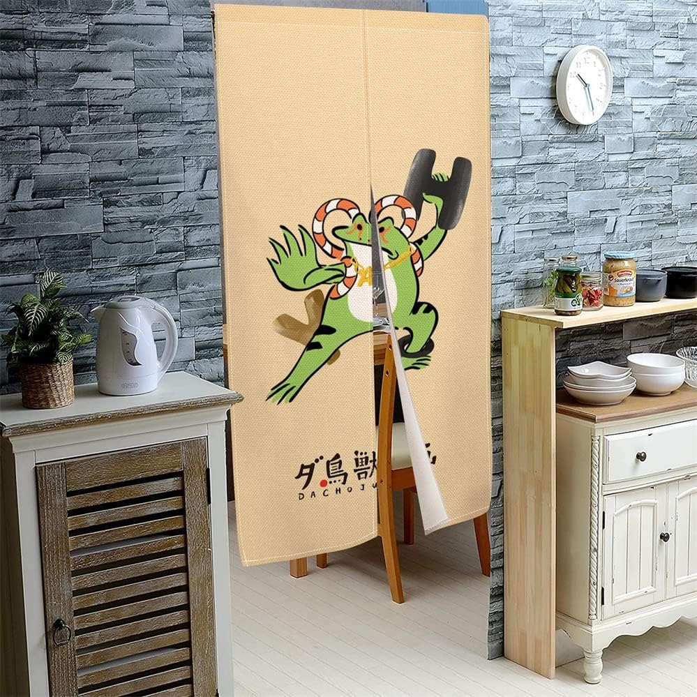 Leowefowa Japanese Noren Door Curtain Panel 335 x 709 Inches