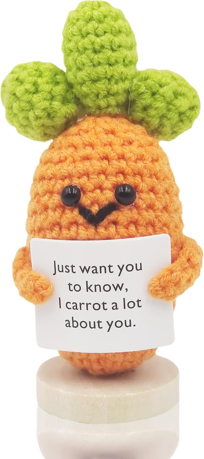 Handmade Mini Funny Emotional Support Pickle Figurine