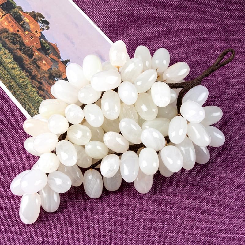 Generic Afghan Jade Stone Grape Ornaments Home Decor