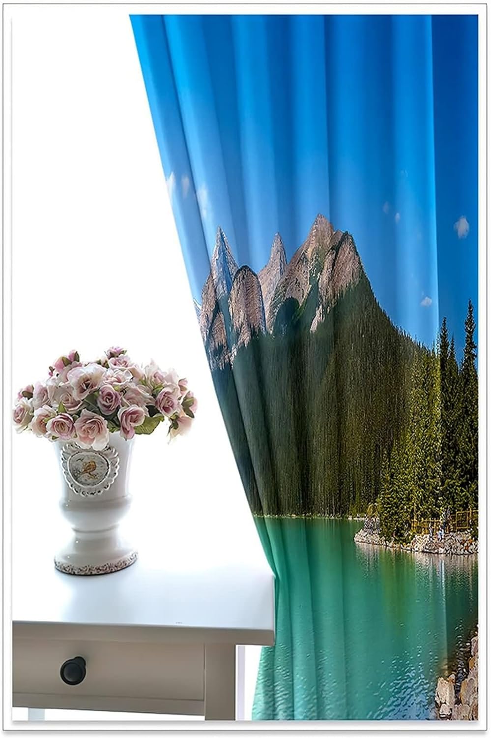 Homxi Blackout Window Curtains 2 Panels 84x90 Inches