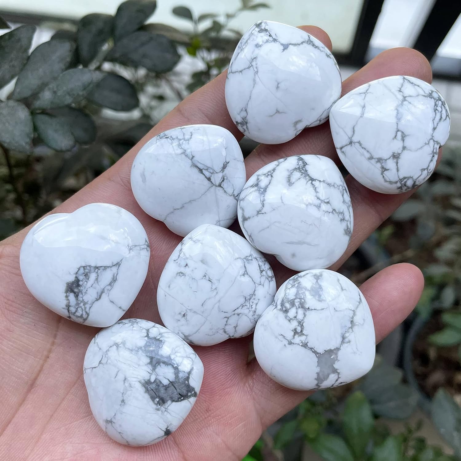 15 Inch Prayer Angel Heart Stone Set for Healing and Meditation