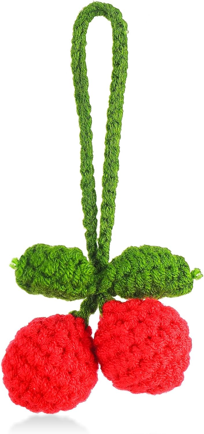 Cute Cherry Car Mirror Hanging Ornament
