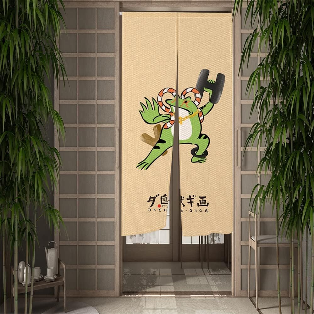 Leowefowa Japanese Noren Door Curtain Panel 335 x 709 Inches
