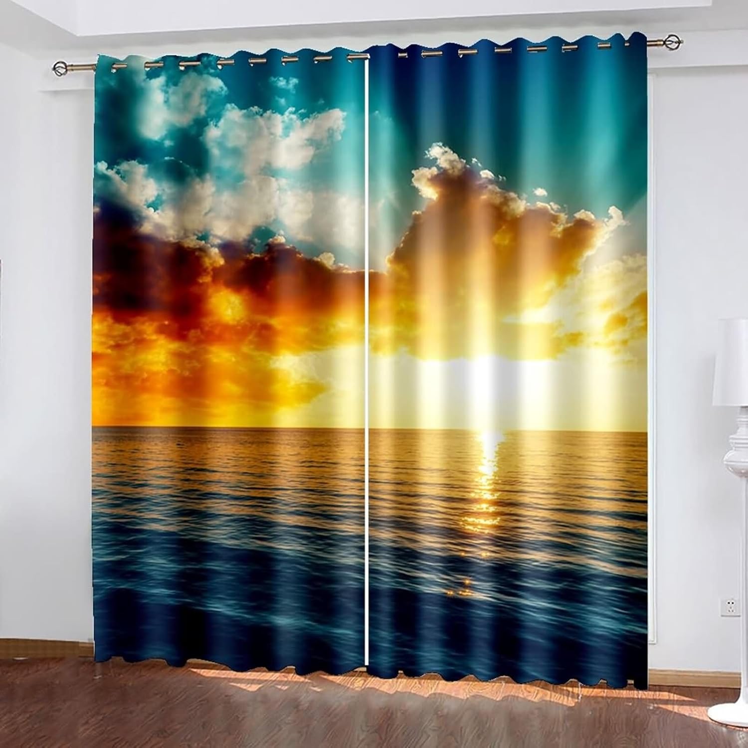 Homxi Blackout Curtains Set of 2 for Bedroom and Living Room