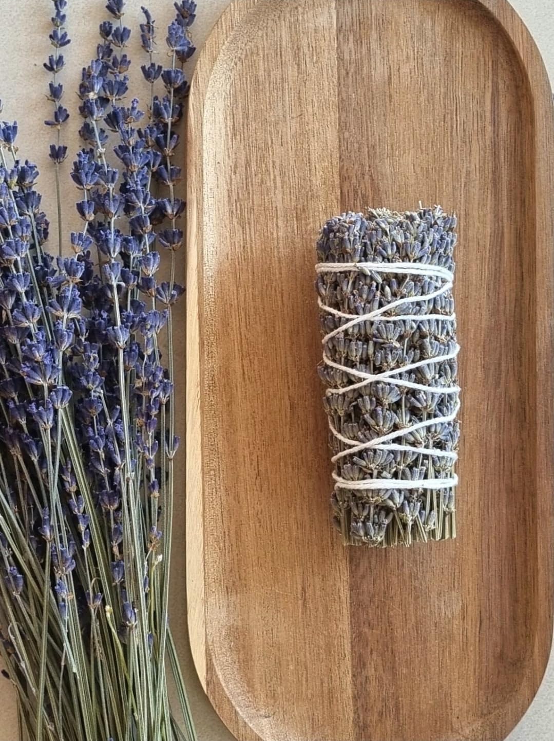 Organic Lavender Smudge Sticks 10cm
