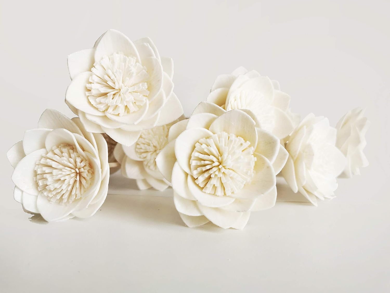 Decorative Dahlia 2 Inch Sola Flower Diffuser Set of 10