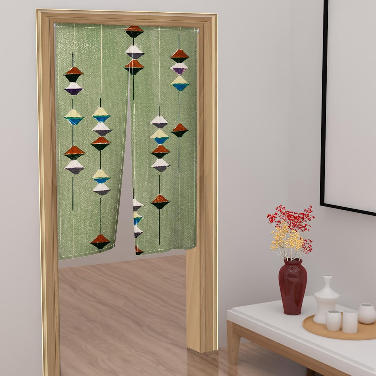 Japanese Style Door Curtain 34 x 48 Polyester Panel