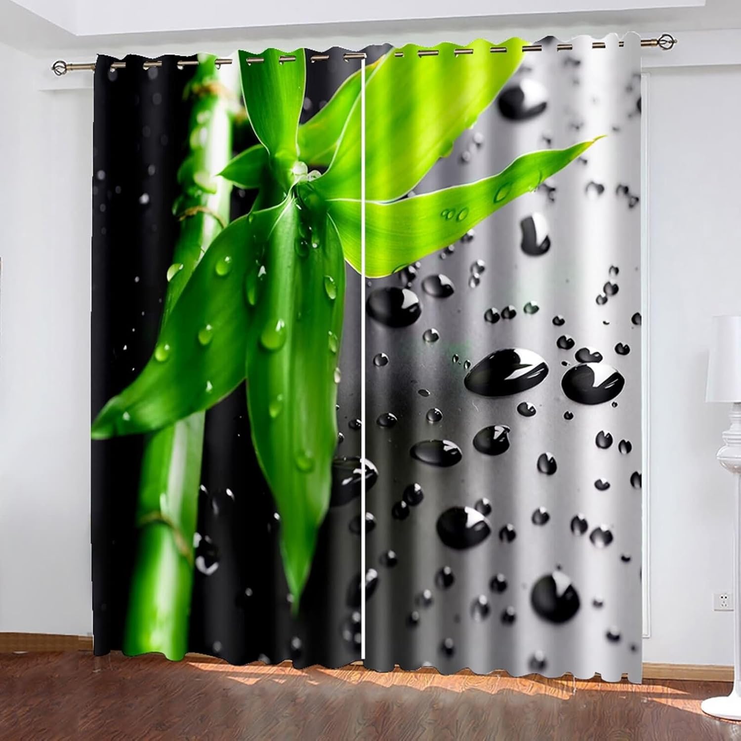 Homxi Blackout Curtains for Balcony Windows 2 Panels