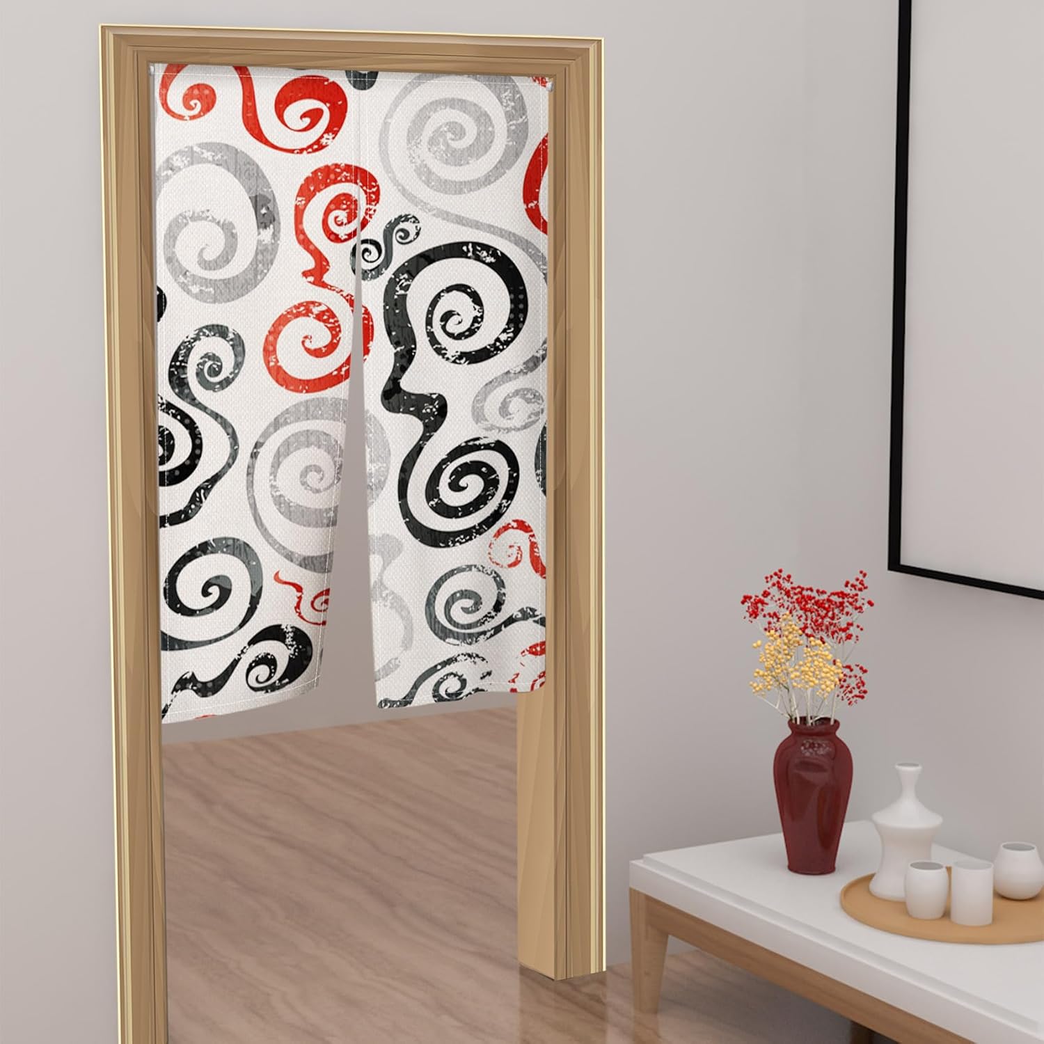 Japanese Style Noren Curtain for Privacy and Decor
