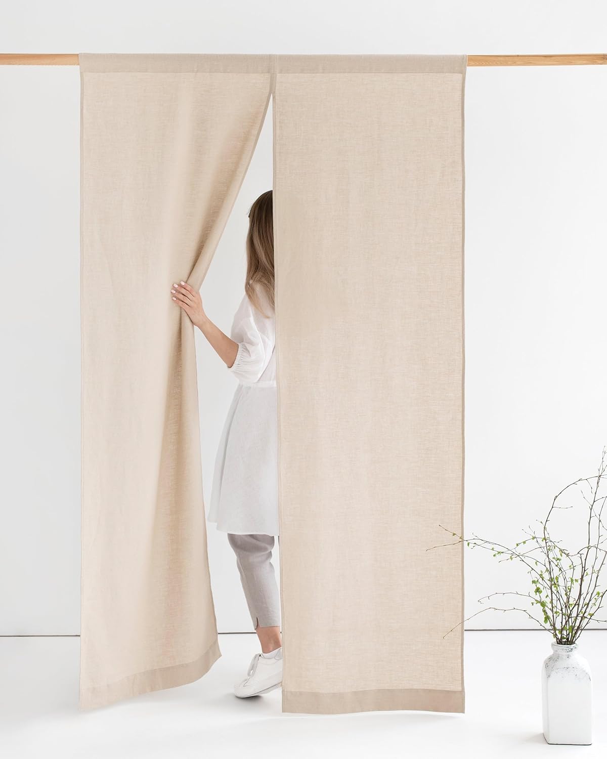 Magic Linen - 100 Flax Noren Curtains 39x55 in