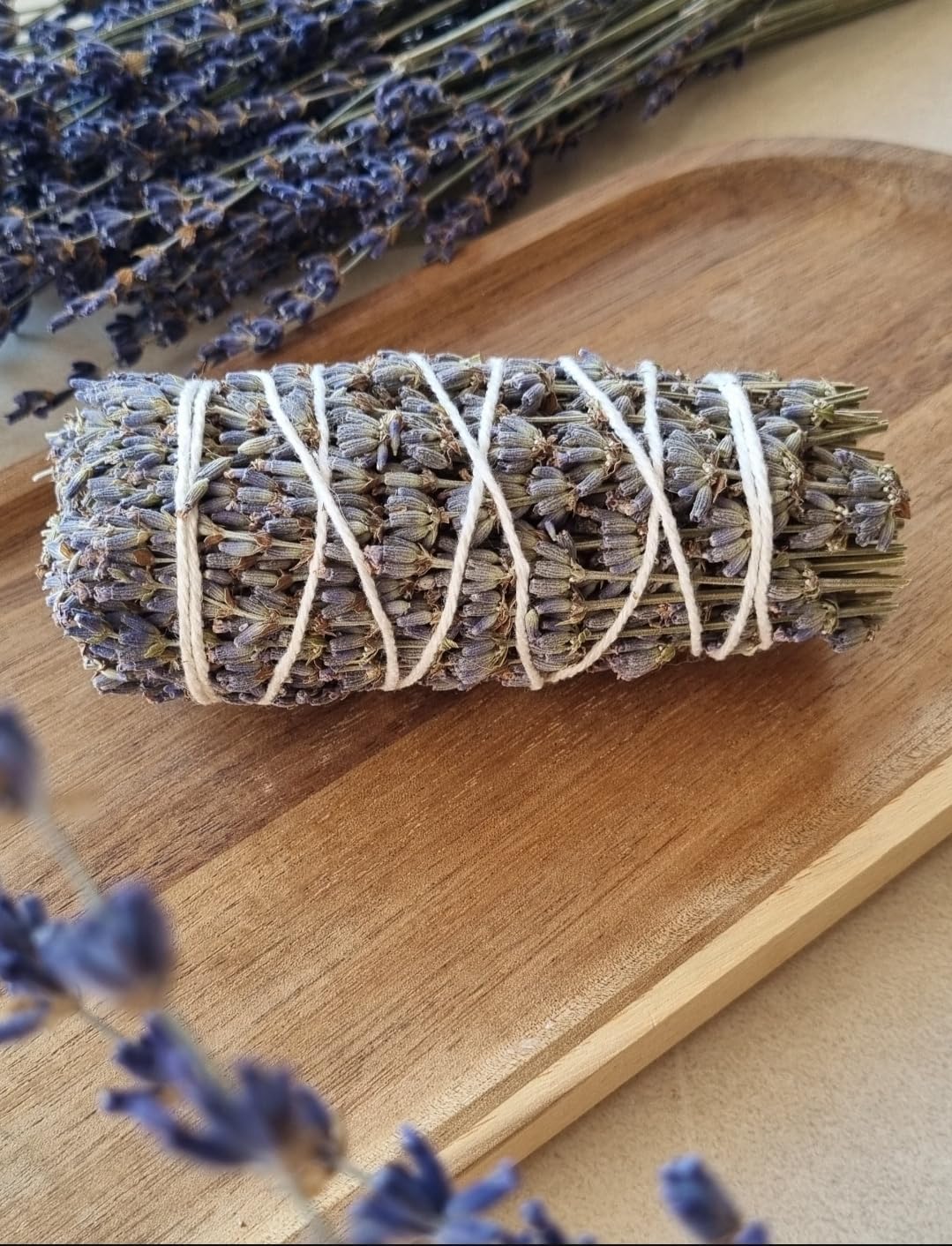 Organic Lavender Smudge Sticks 10cm