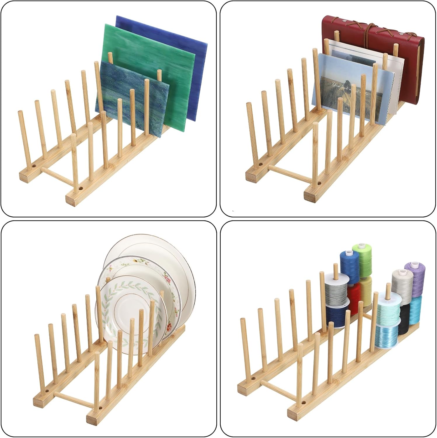 BTSKY 8-Tier Floating Book Shelf for Wall