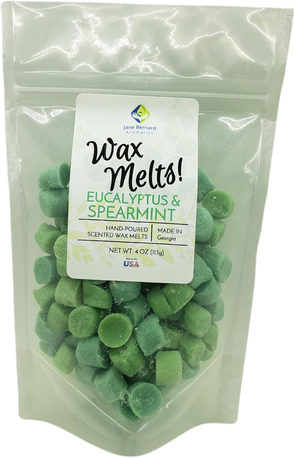 Jane Bernard Eucalyptus Spearmint Wax Melts 4 Oz Bag