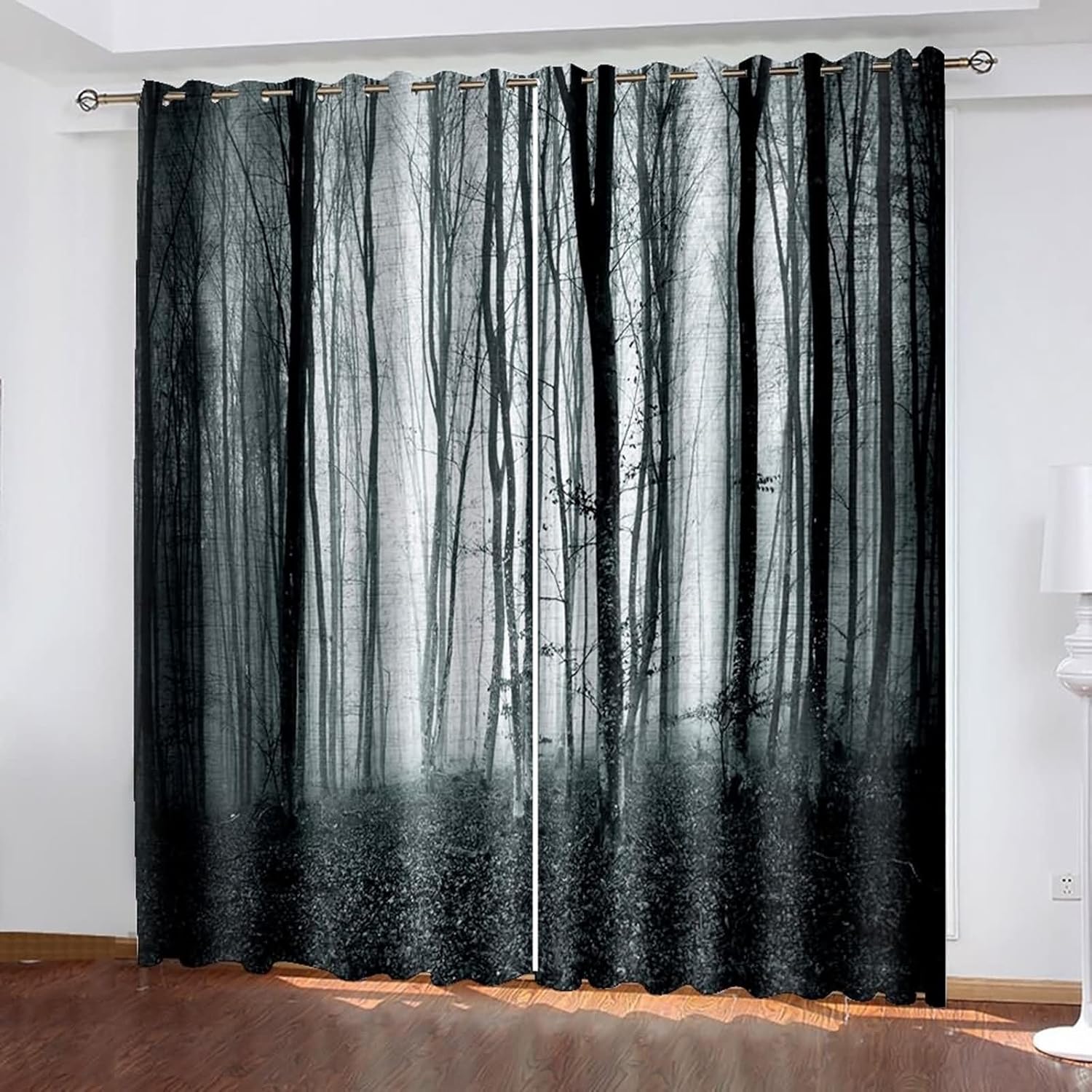 Homxi 2 Panel Blackout Curtain Set for Living Room