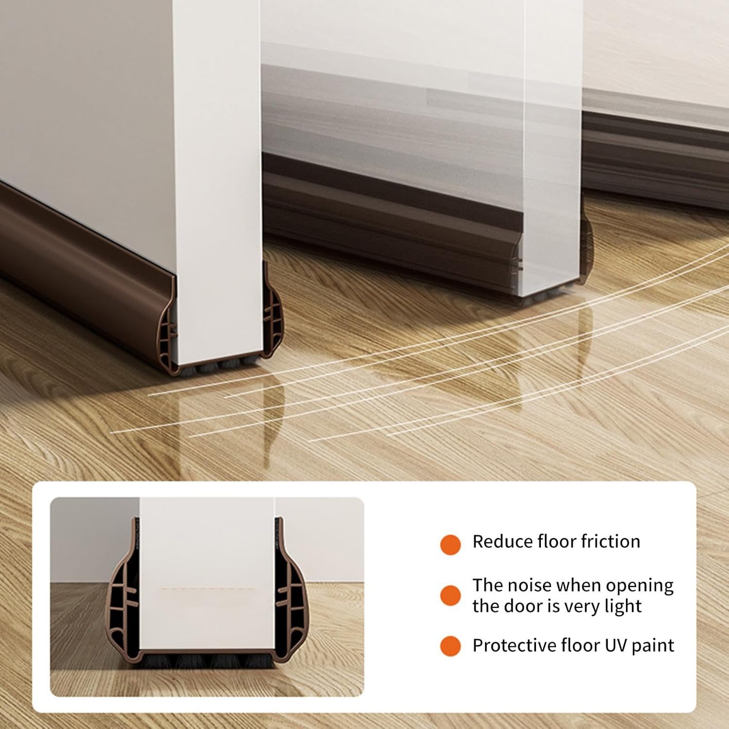 NUEAYMS Door Draft Seal Stopper for Noise and Temperature Control
