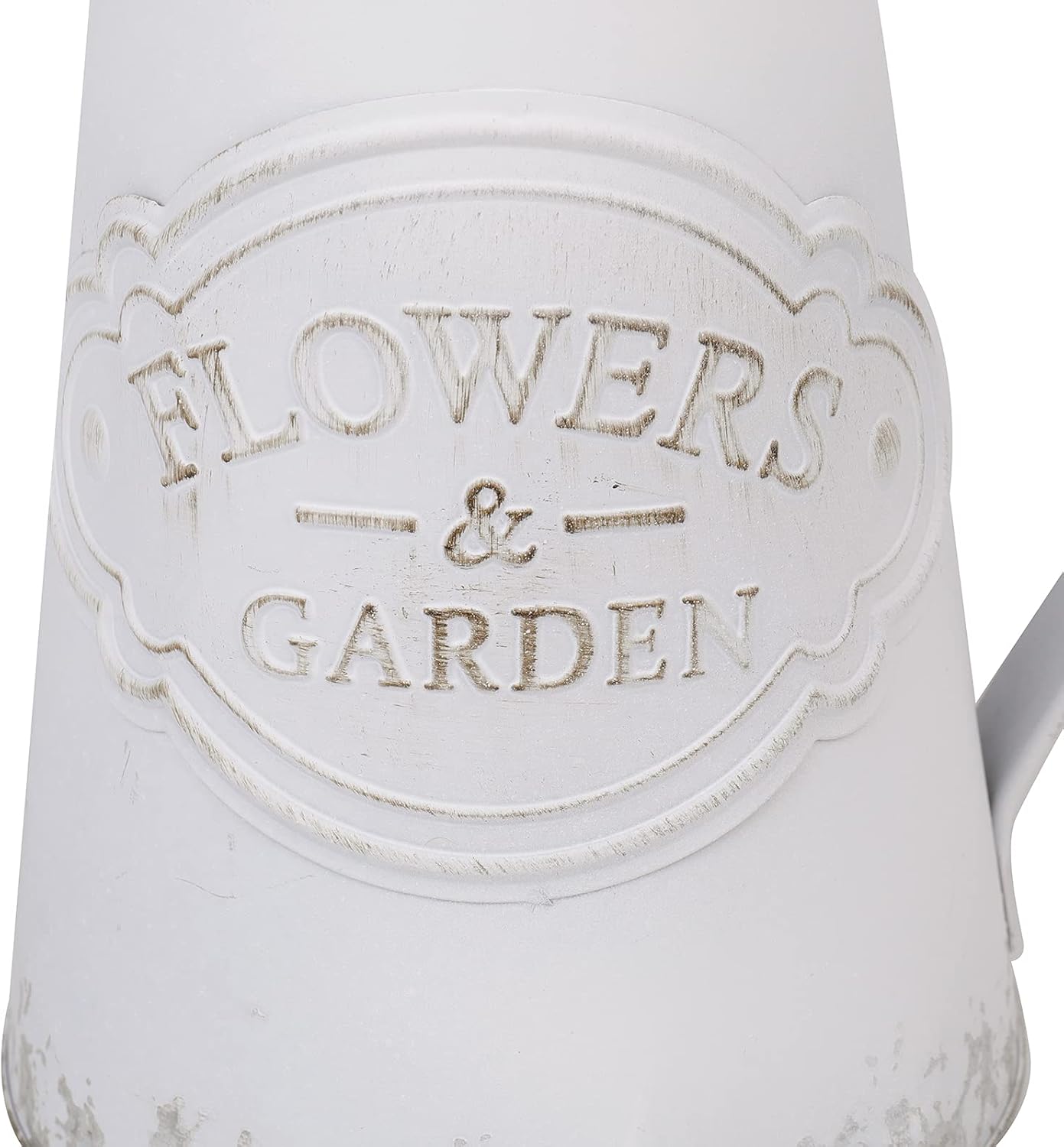 Rustic Shabby Chic Metal Vase for Home Decor