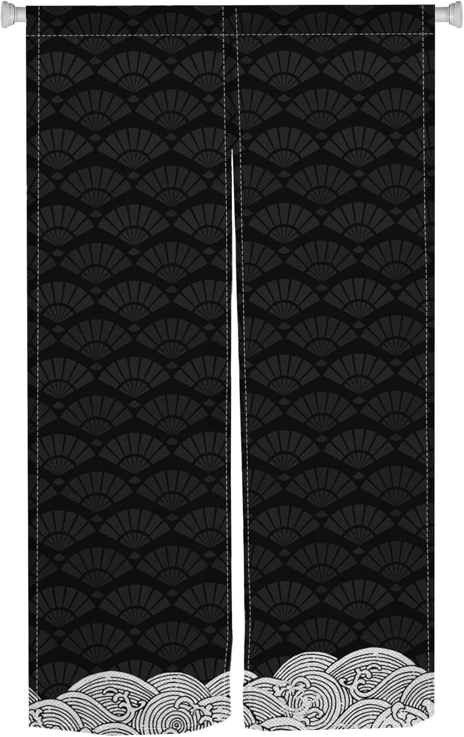 Japanese Noren Door Curtain 34x60 Inch Panel