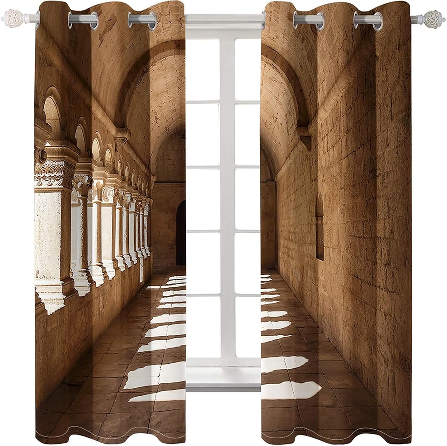 Homxi 2 Panel Blackout Curtains Set 2 x 42W x 96H in
