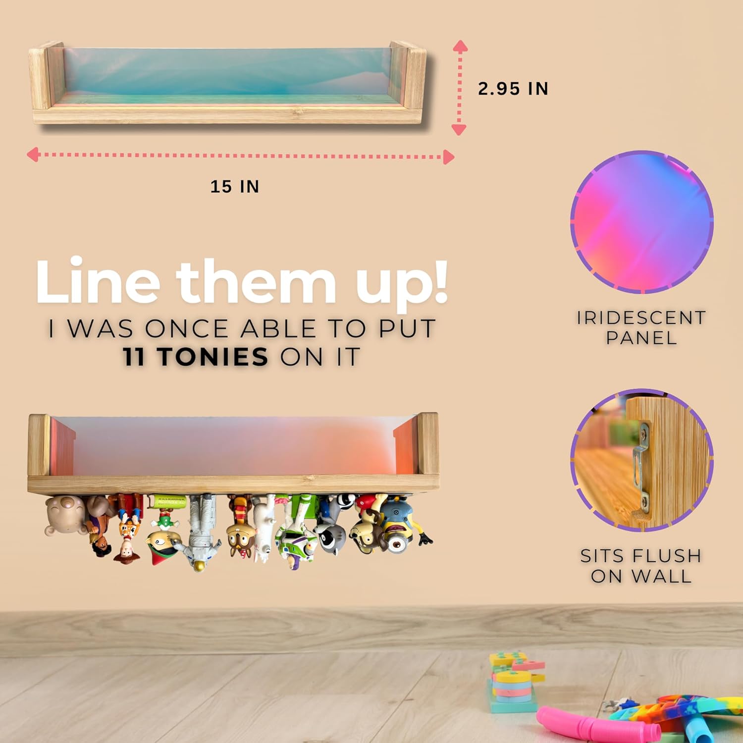 BigStep Magnetic Bookshelf for Tonies Figures