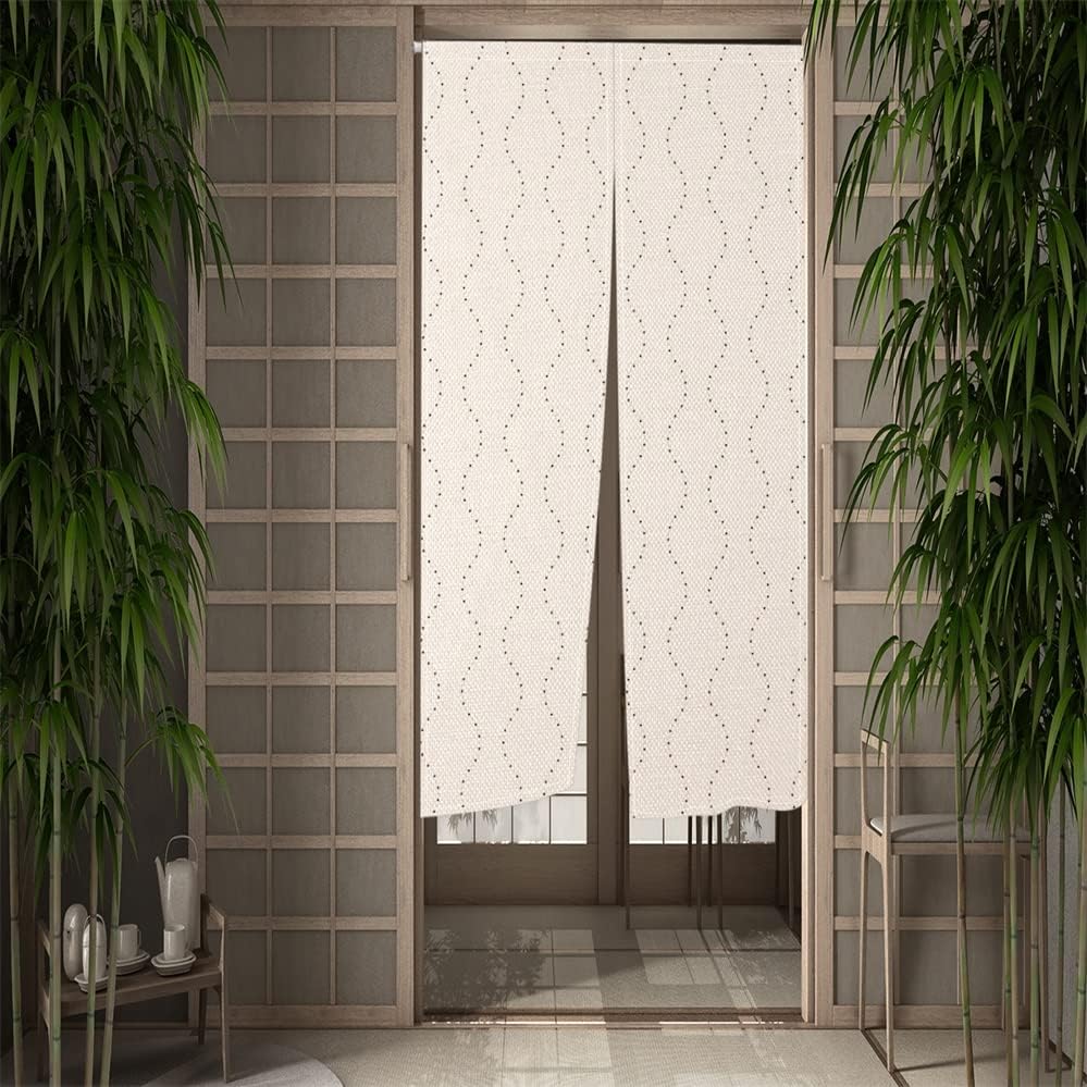 Leowefowa Doorway Curtain Privacy Divider Panel