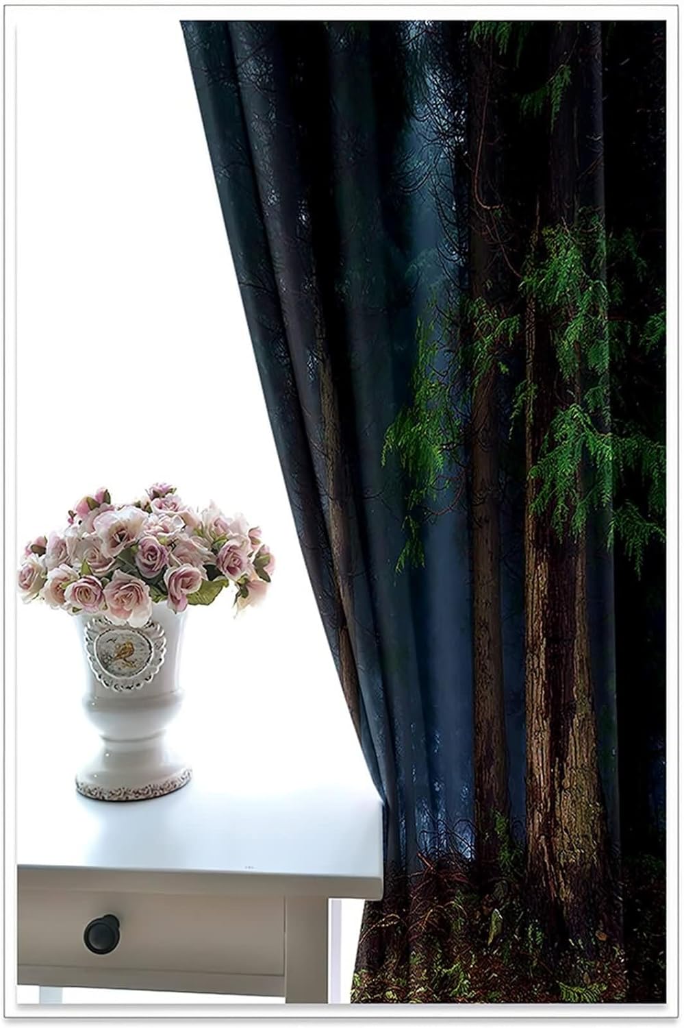 Homxi Blackout Curtains 2 Panel Set 2 x 52W x 90H In