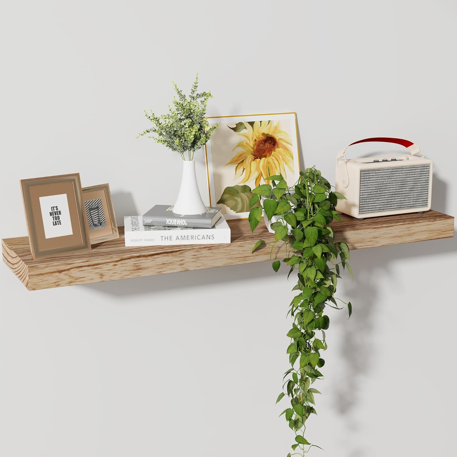 Axeman Floating Shelves 8 Inch Deep Modern Wall Shelves