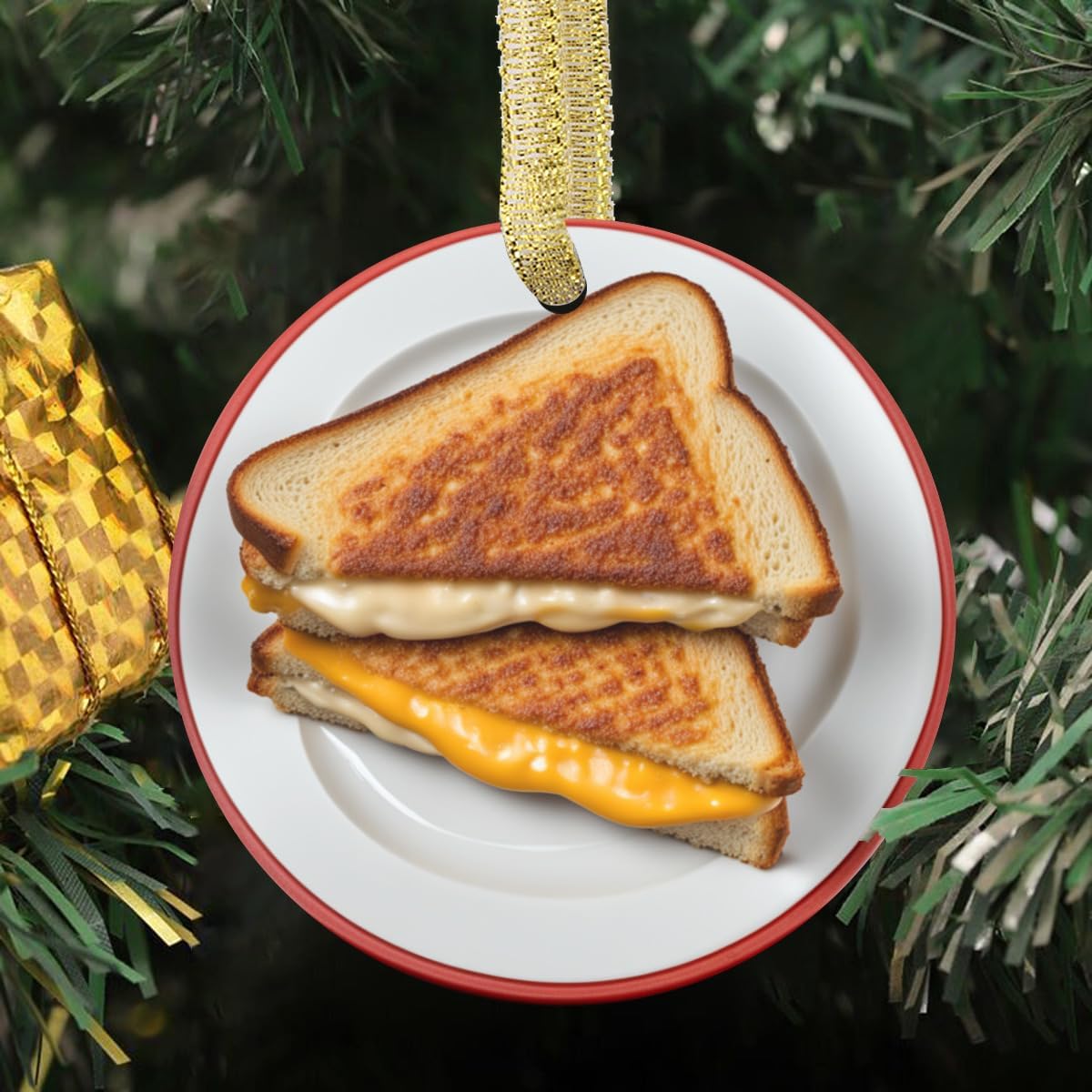 Custom Personalized Food Lover Christmas Ornament