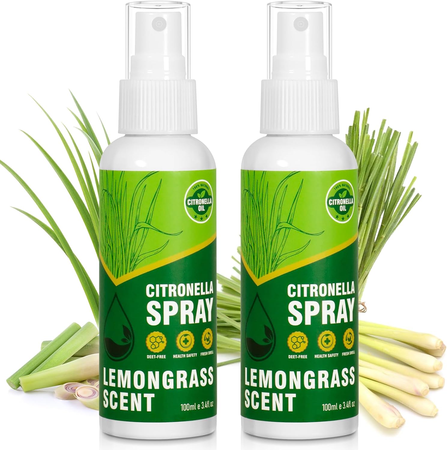 DERDUFT Citronella Spray 200ml DEET-Free Natural Scent