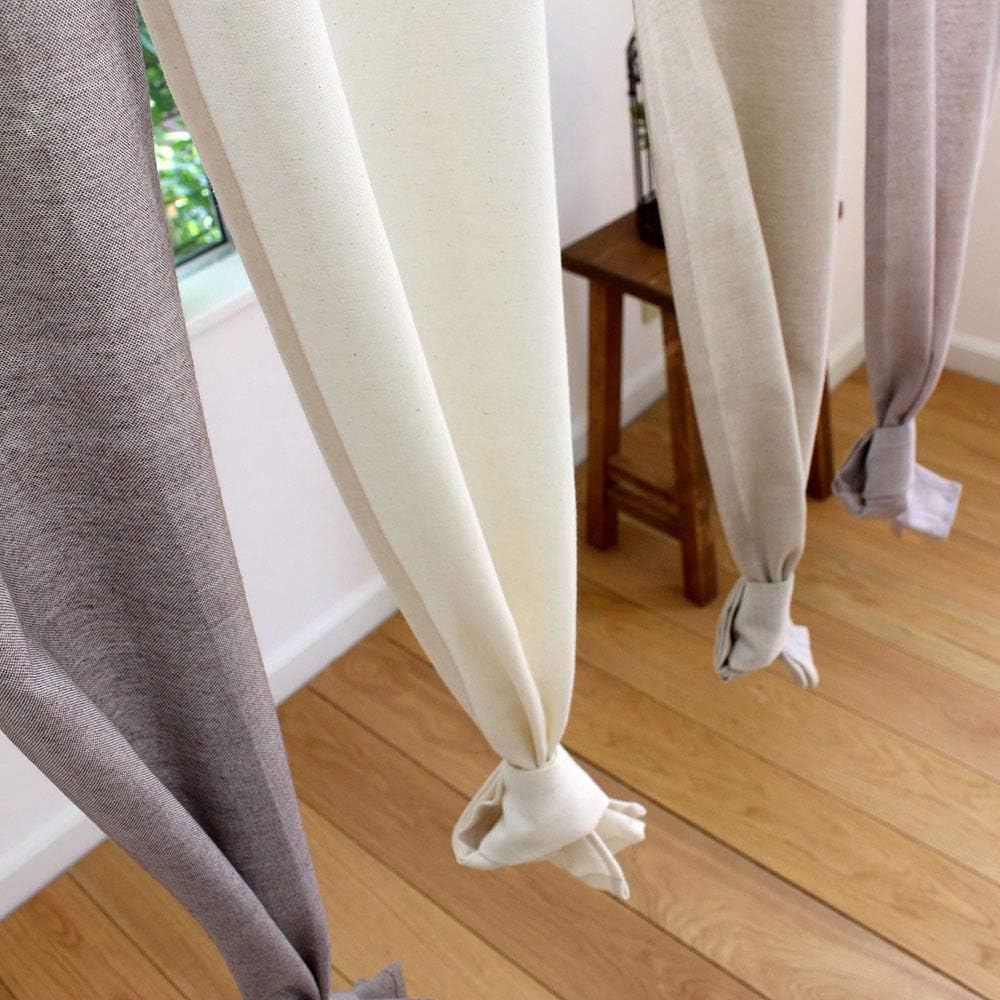 Sunnyday Fabric Doorway Curtain Panel Seine Brown