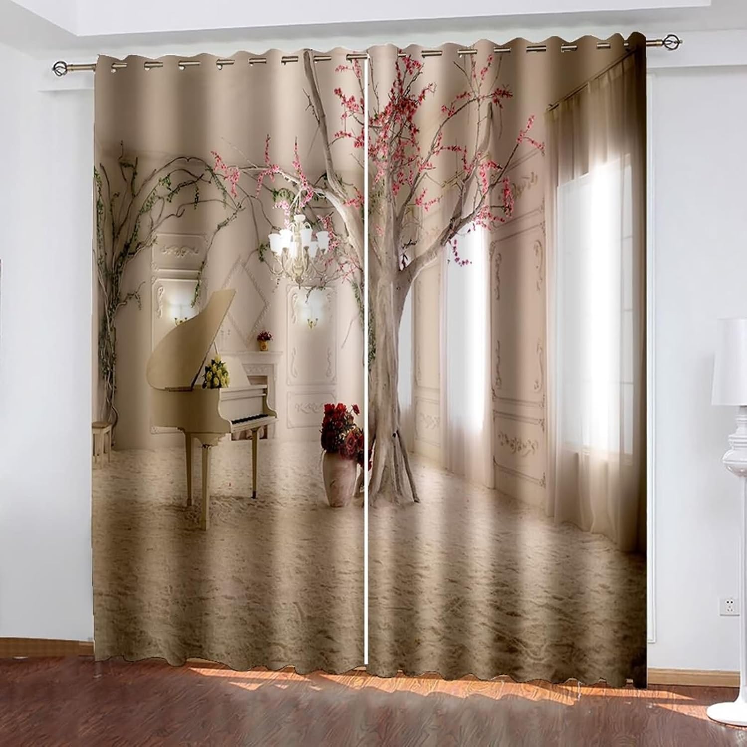 Homxi Blackout Curtains 2 Panels Set for Bedroom Living Room Kitchen