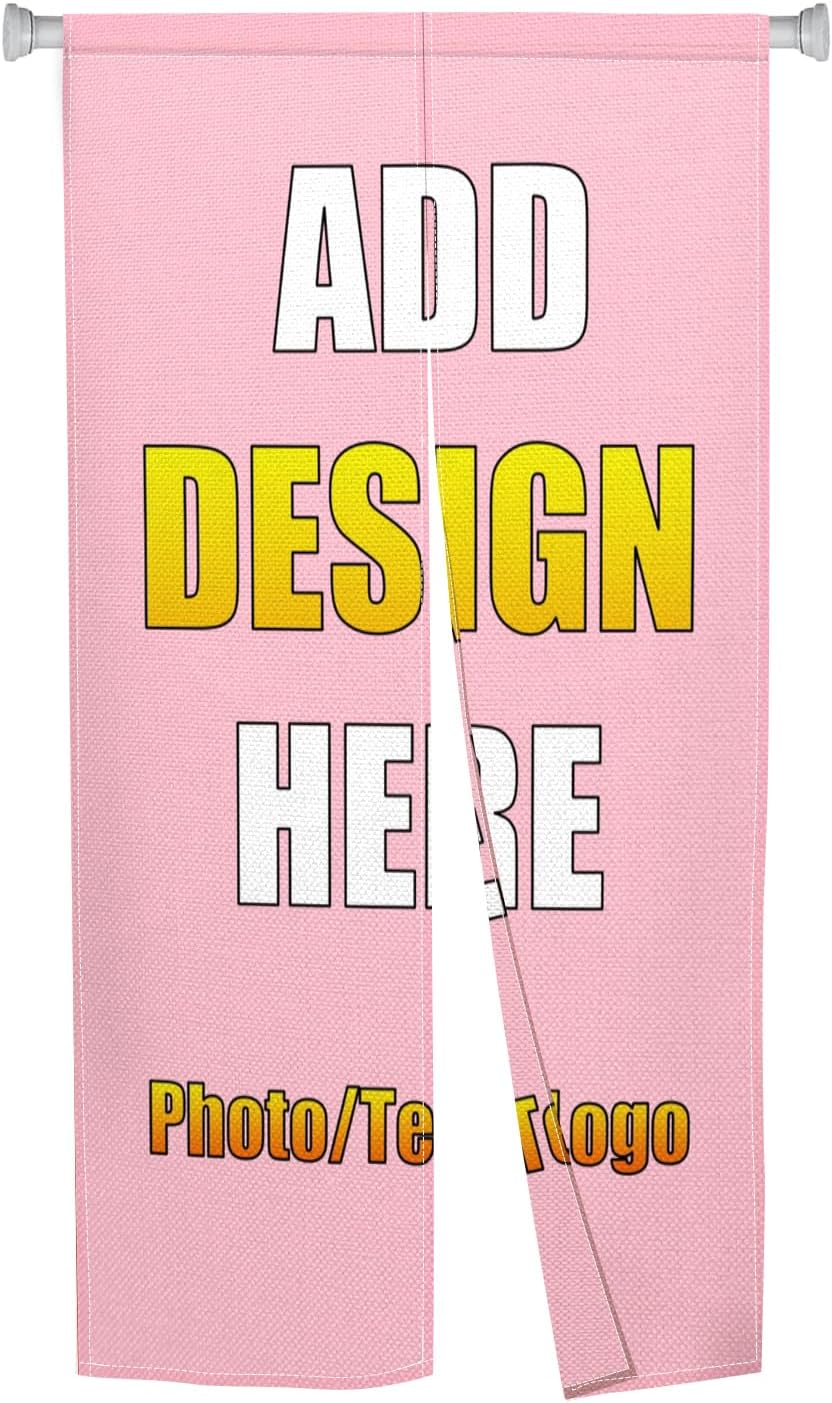 Custom Japanese Double Sided Noren Curtain for Door Divider