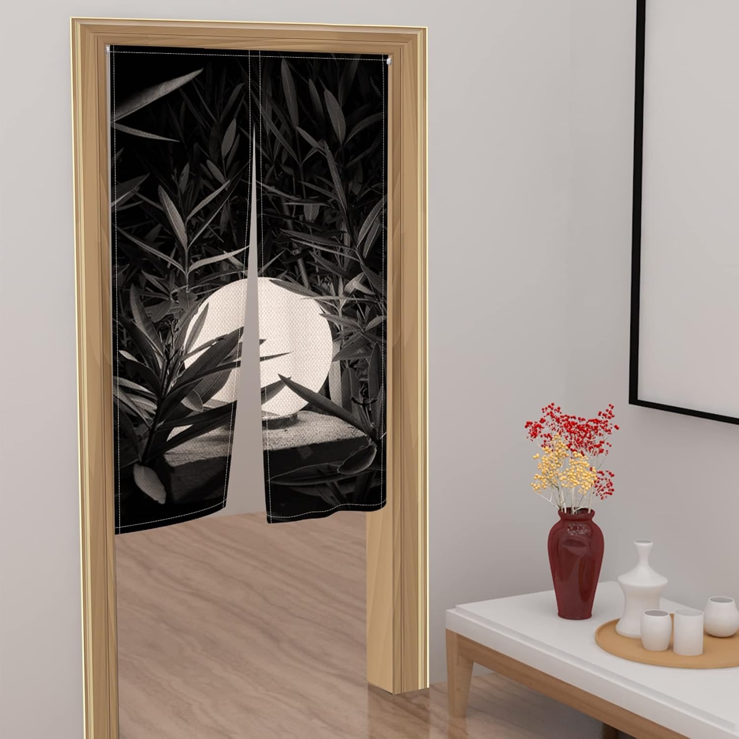 Leowefowa Japanese Noren Curtain Panel 335 x 472