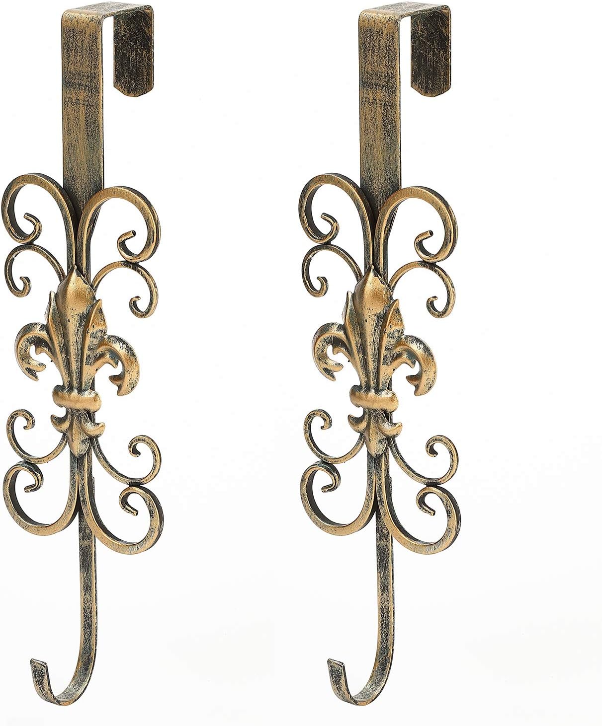 Jemeni 2 Pack 16 Inch Wreath Hanger Front Door Metal