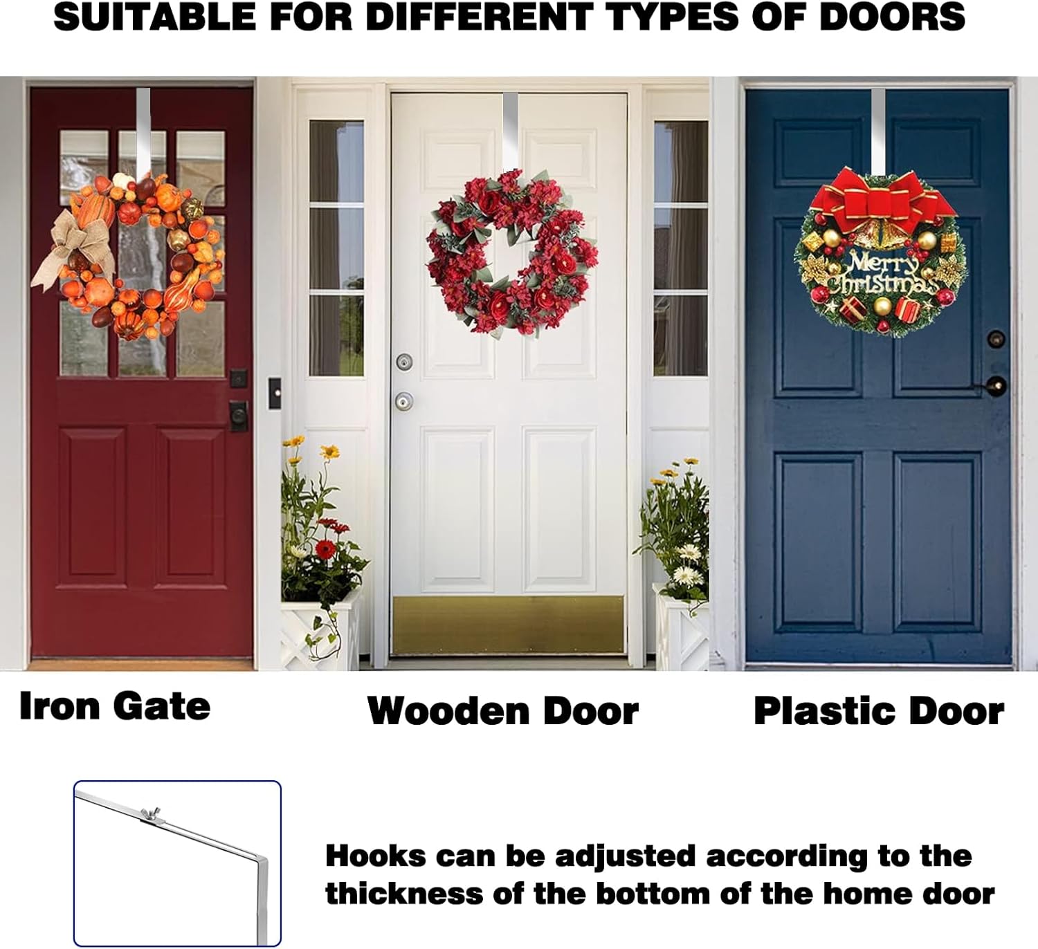 Adjustable Wreath Holder for Cemetery Gravestones