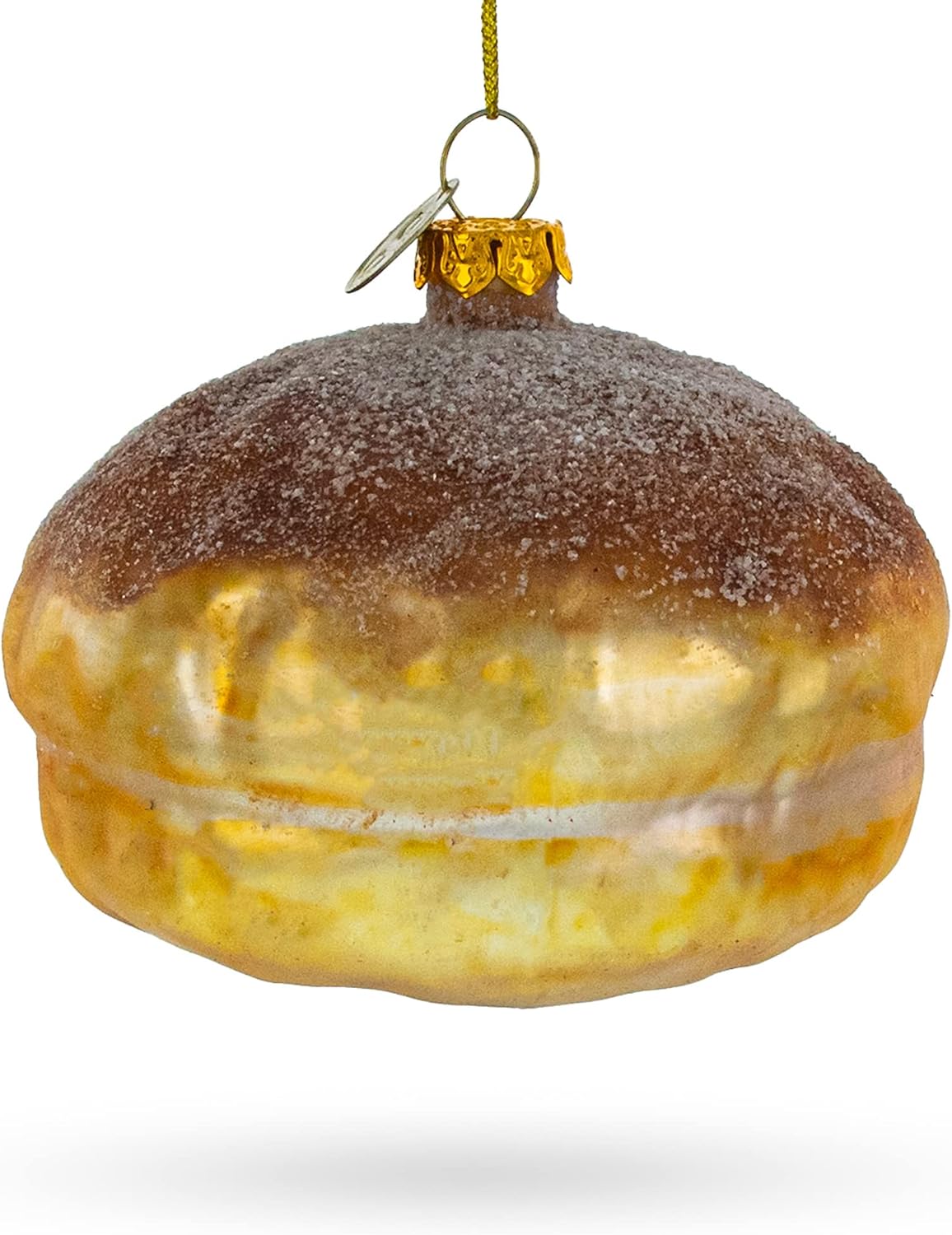 Artisanal Bread Loaf Blown Glass Ornament