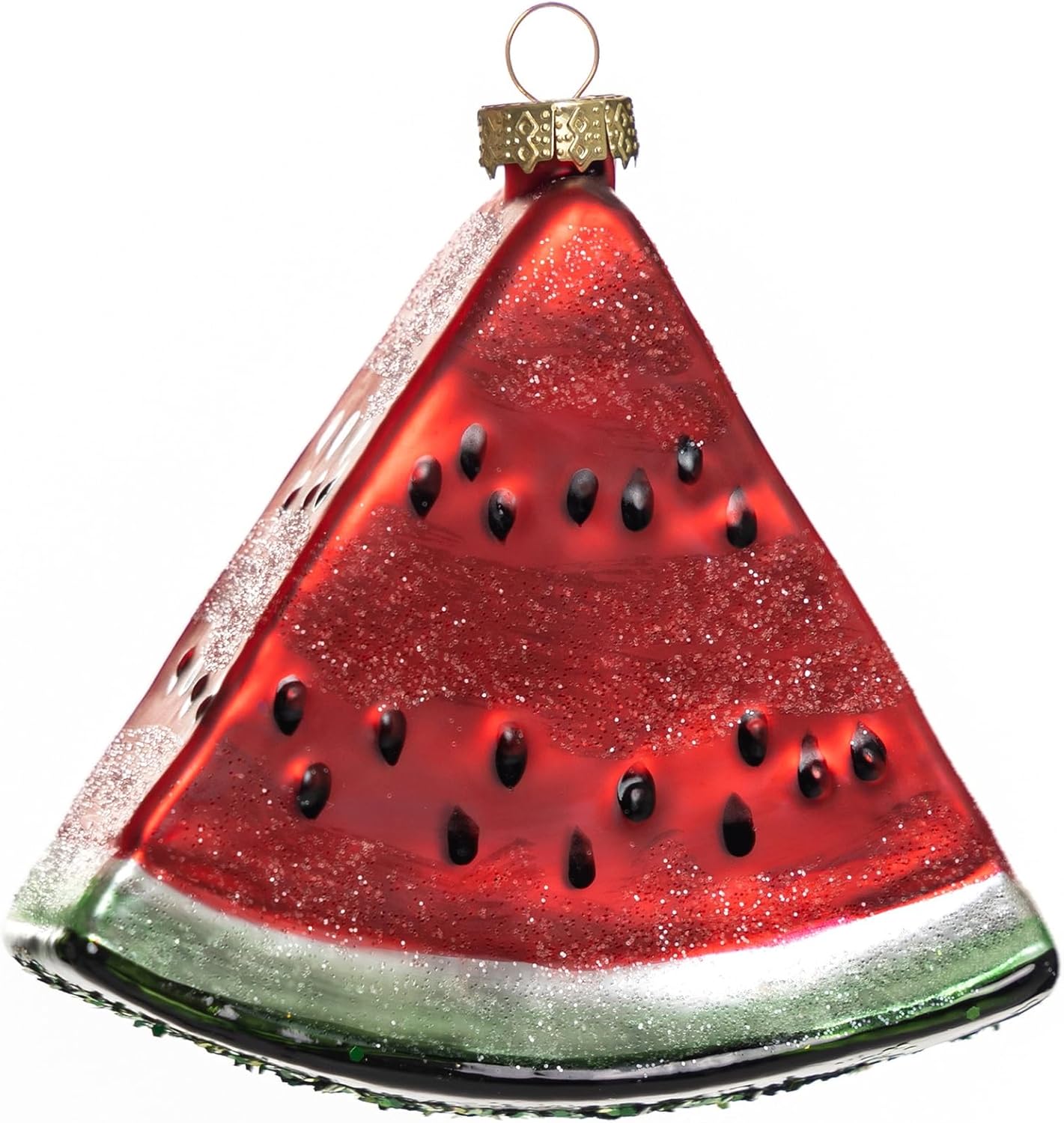 2pcs Glass Watermelon Christmas Ornaments for Tree