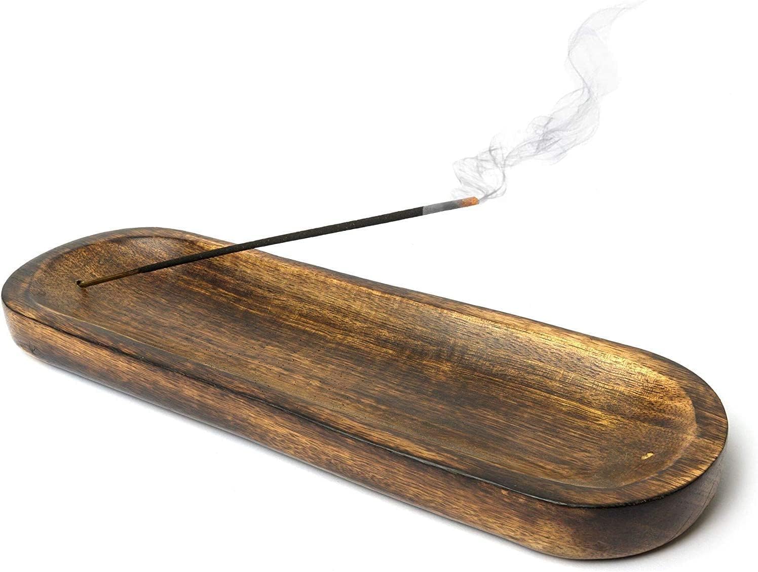 Bless International Handmade Wooden Incense Stick Holder