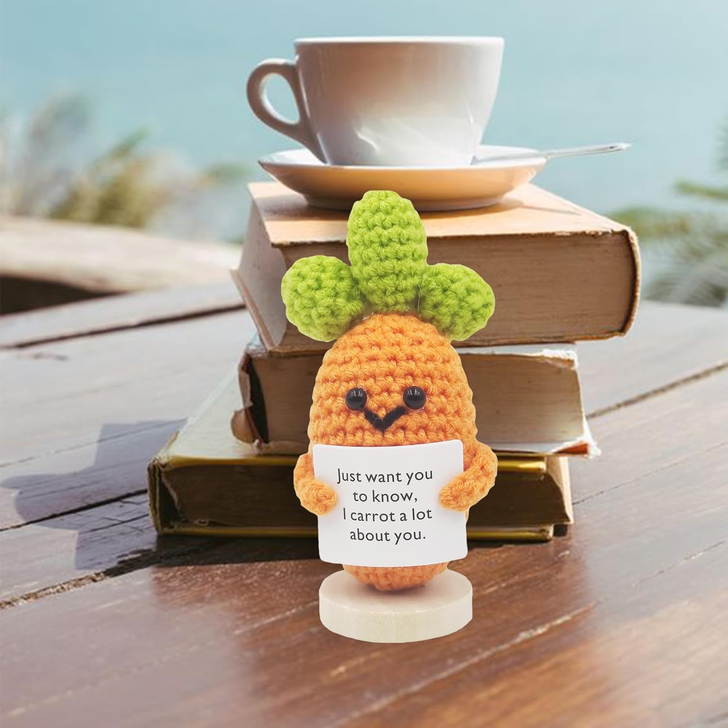 Handmade Mini Funny Emotional Support Pickle Figurine