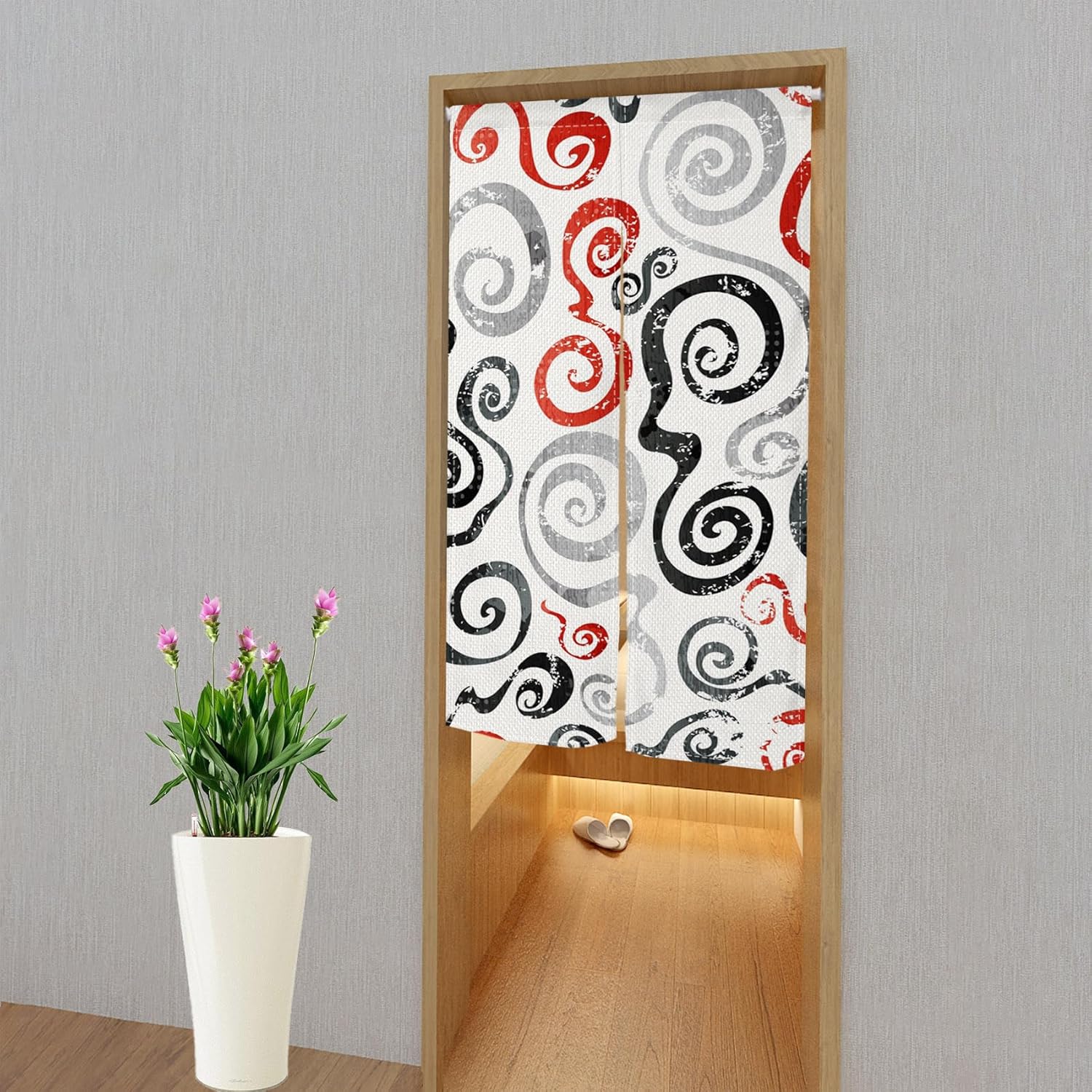 Japanese Style Noren Curtain for Privacy and Decor