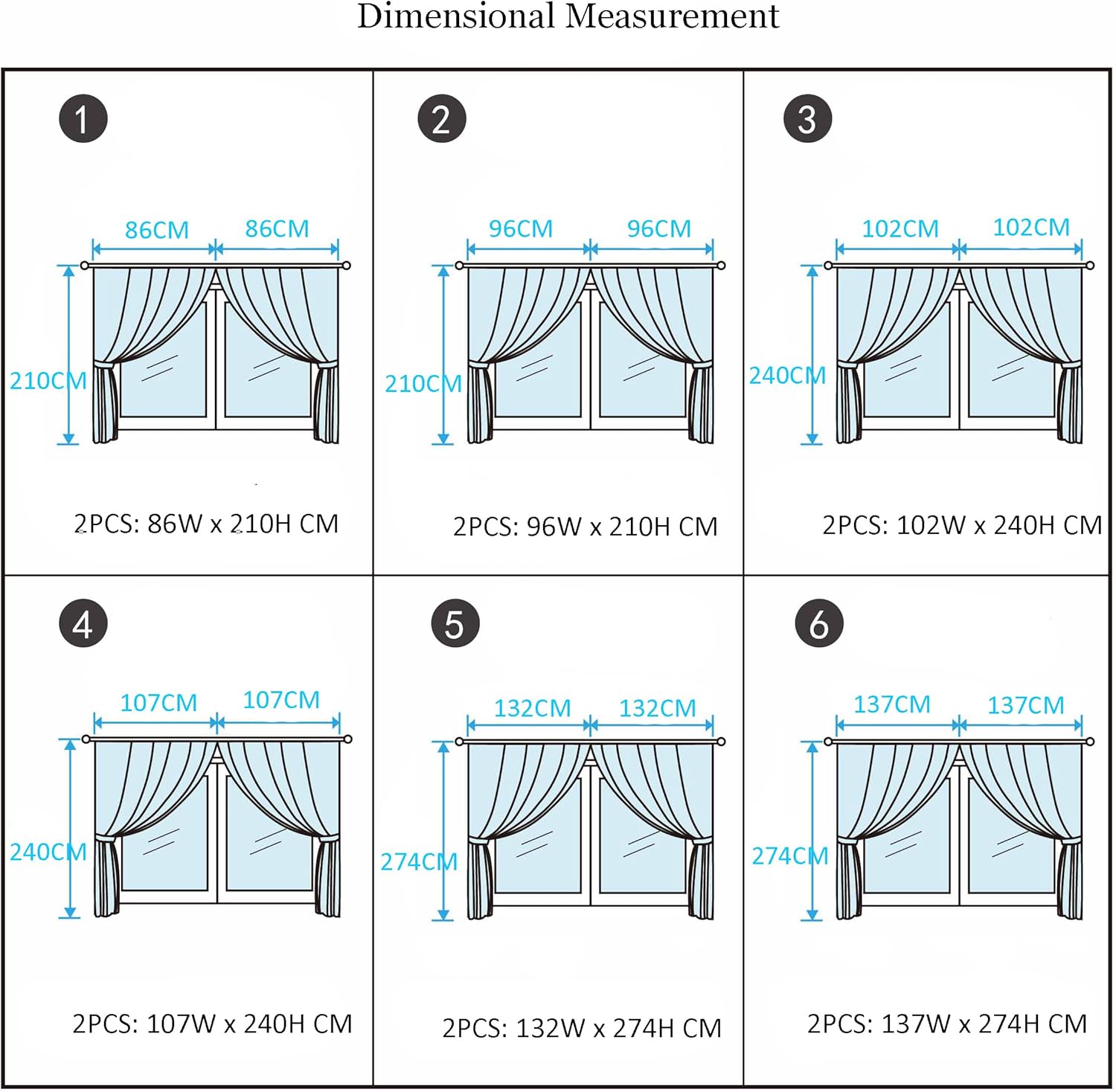 Grommet Blackout Curtains 2 Panel Set for Balcony and Living Room
