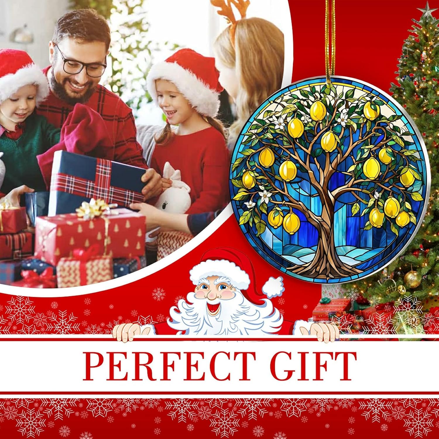 Huhutok Lemon Tree Hanging Ornaments 2024